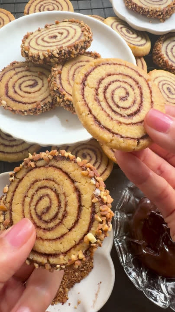 Piškoti cimetove rolice