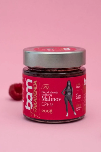 Malinov džem brez dodanega sladkorja, 200 g
